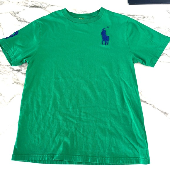 Polo Ralph Lauren Other - Polo Ralph Lauren Men's Green Cotton  T-Shirt Teens ‎ Size L (14-16)